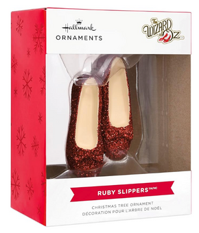 Hallmark The Wizard of Oz Ruby Slippers Christmas Ornament New with Box