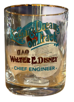 Disney Parks Walt Disney World Railroad Office Short Glass New With Tag