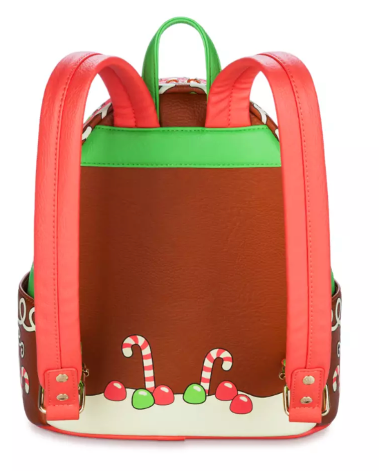 Disney Parks Mickey Mouse Gingerbread Loungefly Backpack  display picture 2