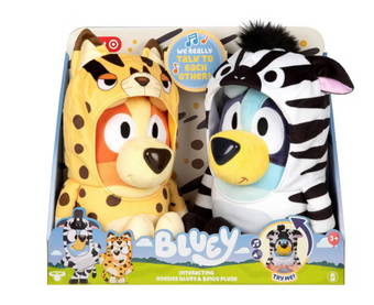Disney Bluey Siblings Interactive Plush - 2pk Toy New With Tag