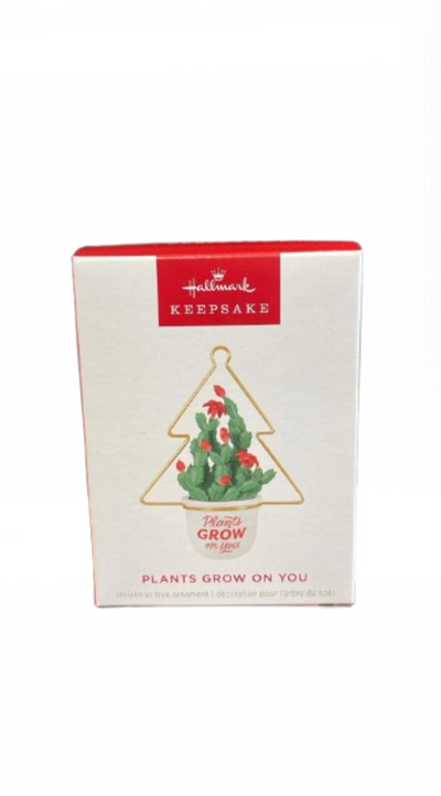 Hallmark 2025 Keepsake Plants Grow on You Christmas Ornament New with Box