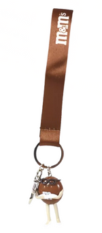 M&M's World Brown Character String Keychain New with Tag