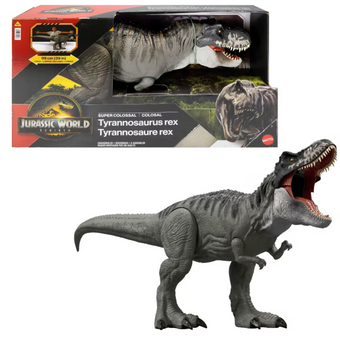 Jurassic World Rebirth Super Colossal Tyrannosaurus Rex Action Figure Dinosaur