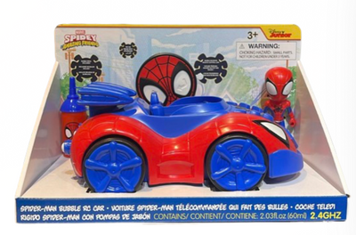 Disney Parks Marvel Spidey Amazing Friends Spider Man Bubble RC Car New with Tag