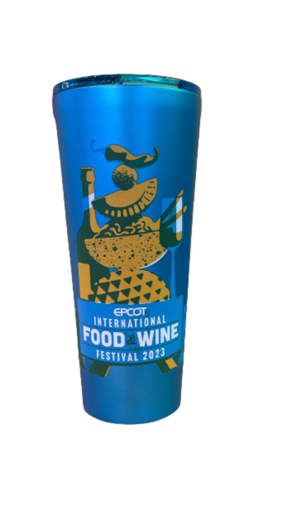 Disney EPCOT Food & Wine Festival 2023 Metallic Corkcicle Metallic Tumbler New