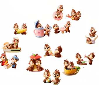 Disney Popmart Chip 'N' Dale Fun-loving Brothers Series Figures New Blind Box