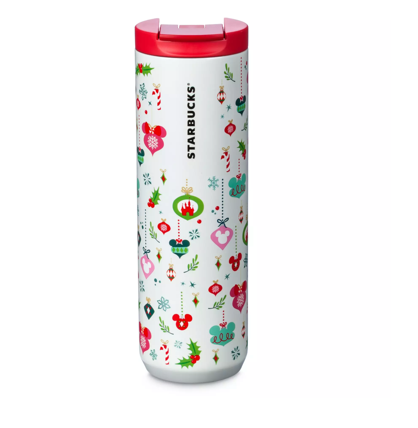 Disney Parks Disneyland Starbucks Holiday Stainless Steel Travel Tumbler New