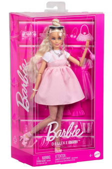 Barbie Deluxe Style 12" Doll #3 in Pastel Pink Barbiecore Dress New with Tag