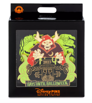 Disney Parks Halloween 2023 Horned King Jumbo Pin Black Cauldron New with Box