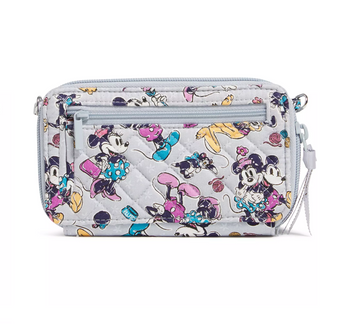 Disney Mickey Friends Piccadilly Paisley RFID Crossbody Bag by Vera Bradley New