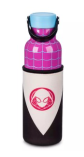 Disney Parks Marvel Ghost-Spider Stainless Water Bottle with Sleeve New With Tag