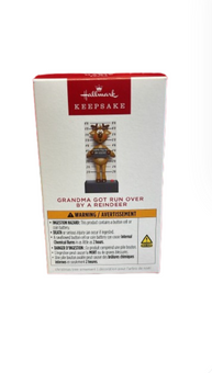 Hallmark 2025 Keepsake Grandma Got Run Over By a Reindeer Christmas Ornament New