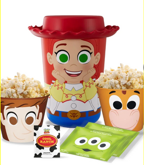 Disney Pixar Toy Story 5 Poppowls Jessie At-Home Movie Theater Popcorn Kit New