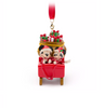 Disney Parks Santa Mickey Minnie in Sleigh Holiday Christmas Ornament New w Tag