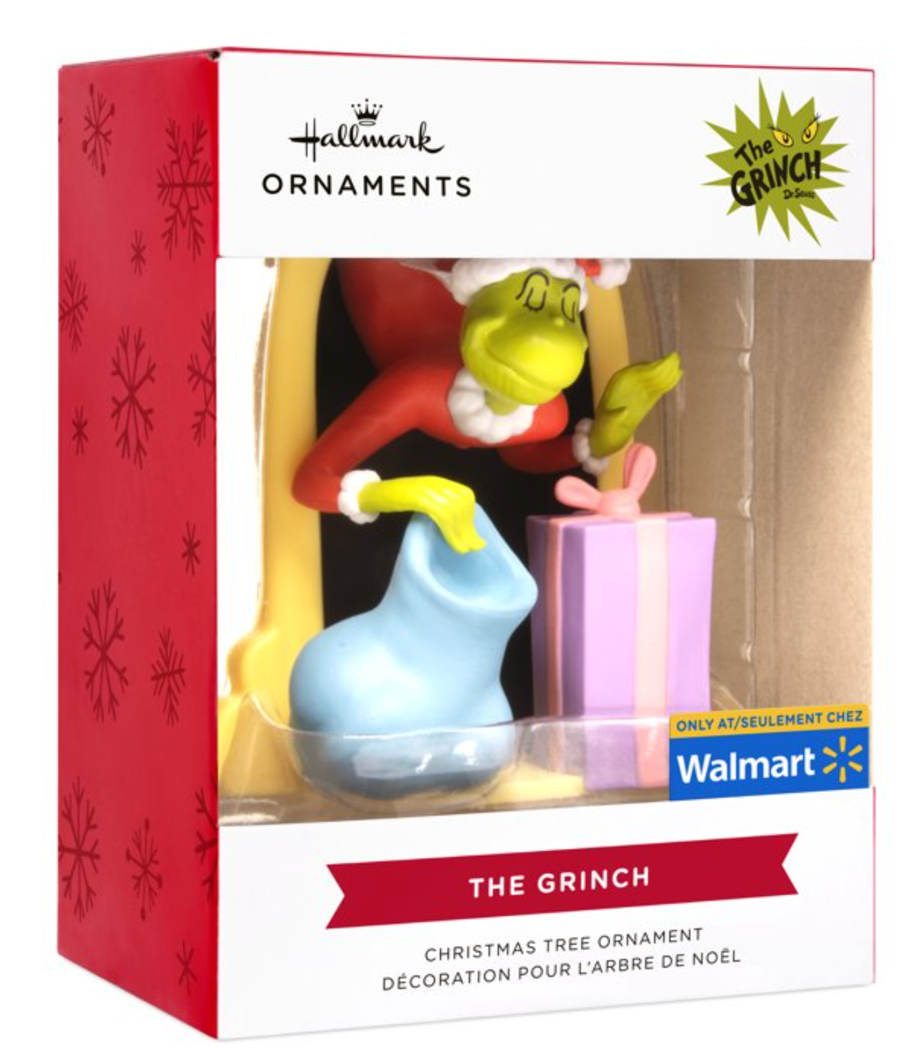 Hallmark Dr. Seuss How The Grinch Stole Christmas Grinch in Fireplace Ornament
