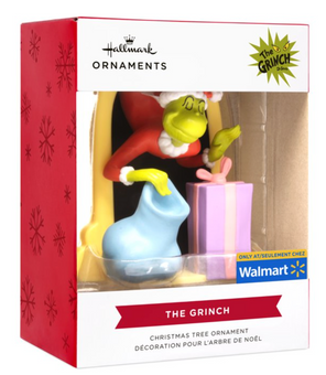 Hallmark Dr. Seuss How The Grinch Stole Christmas Grinch in Fireplace Ornament