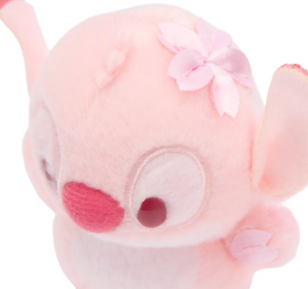Disney Parks Stitch Urupocha-Chan Sakura Small Soft Toy Angel Plush New With Tag