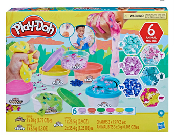 Play-Doh Wild Animals Mixing Kit Toy New With Box