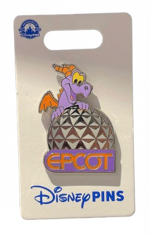 Disney Parks Epcot Figment Spaceship Earth Pin New With Card