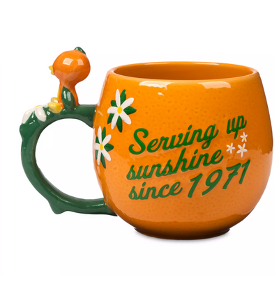 Disney Parks Orange Bird Serving Up Sunshine Since 1971 Coffee Mug New