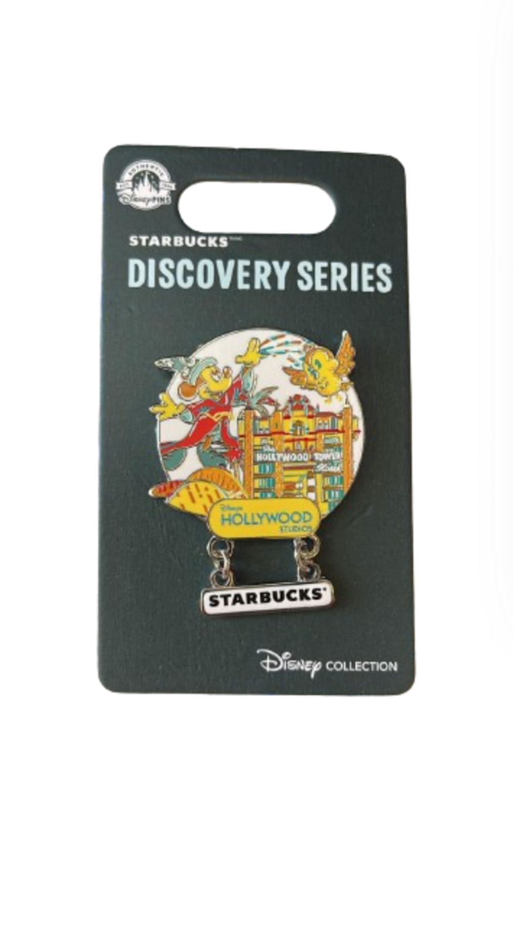 Disney Parks 2024 Starbucks Discovery Series Hollywood Studios Pin New with Card