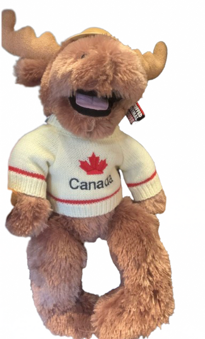 Disney Parks Epcot Canada Maple Leaf Moose Plush New with Tag