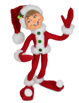 Annalee Dolls 2022 12in Crimson Crush Elf Plush New with Tag