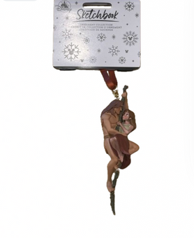 Disney Parks 25th Tarzan Jane Porter Sketchbook Christmas Ornament New with Tag