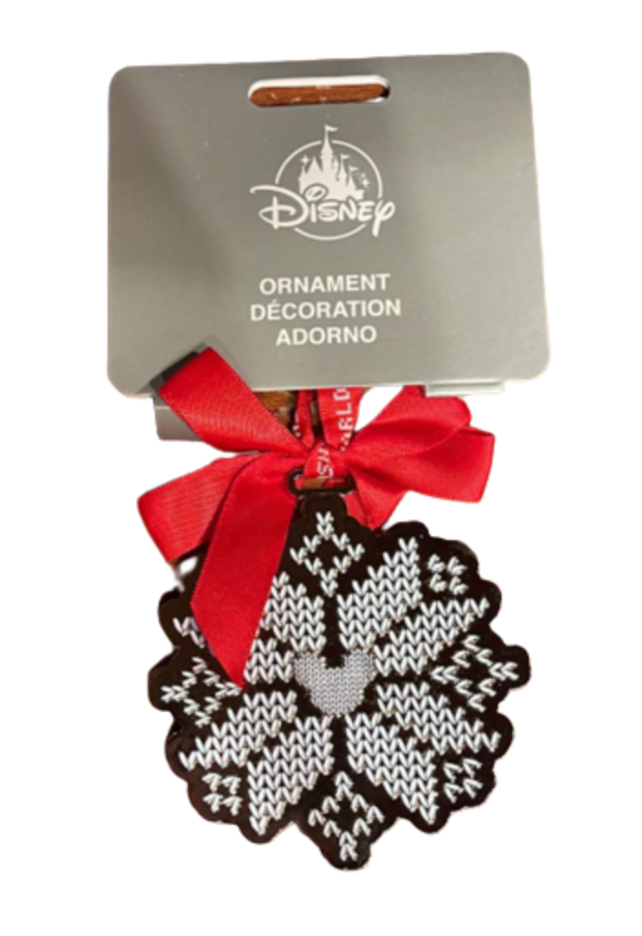 Disney Parks Epcot Norway Snowflake Metal Christmas Ornament New With Tag