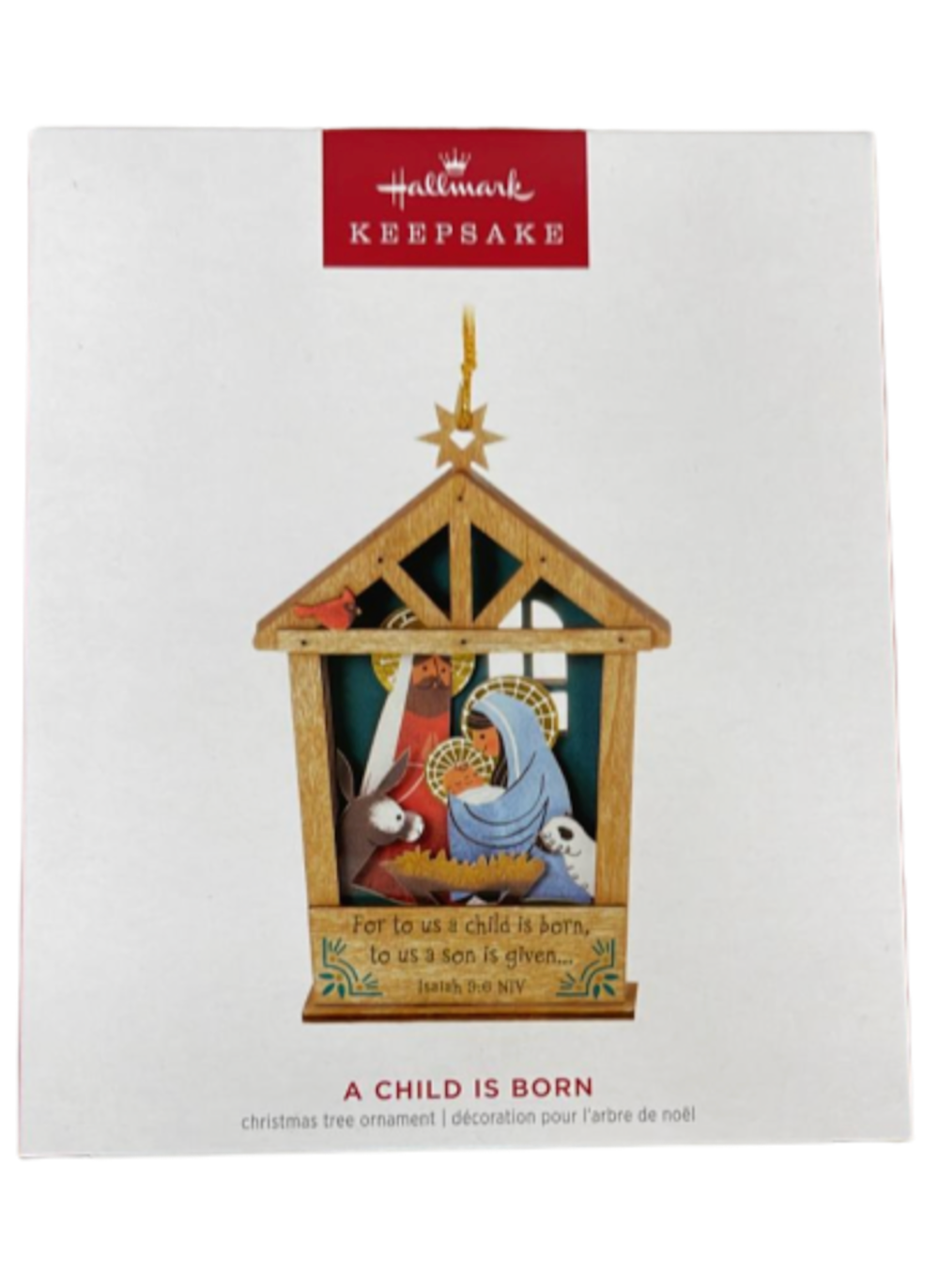 Hallmark 2023 Keepsake A Child is Born Nativity Christmas Ornament New w Box