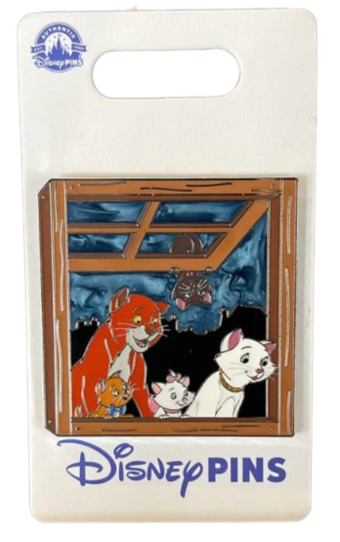 Disney Parks Aristocats Marie Window Pin New With Card
