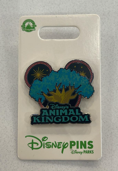 Disney Parks Animal Kingdom Mickey Mouse Ears Icon Pin New with Card
