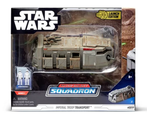 Disney Star Wars Micro Galaxy SQUADRON TRANSPORT CLASS IMPERIAL TROOP New w Box