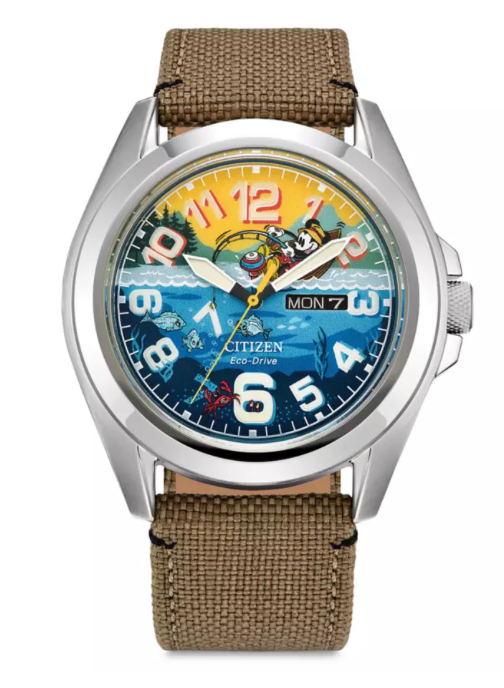 Disney Parks Mickey Mouse Sportsman Watch by Citizen New with Box