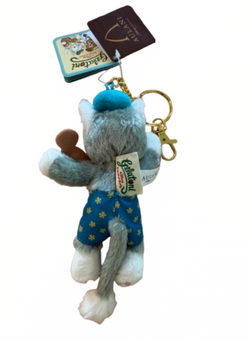Disney Parks Aulani Resort Gelatoni Cat Duffy Friend Plush Keychain New W Tag