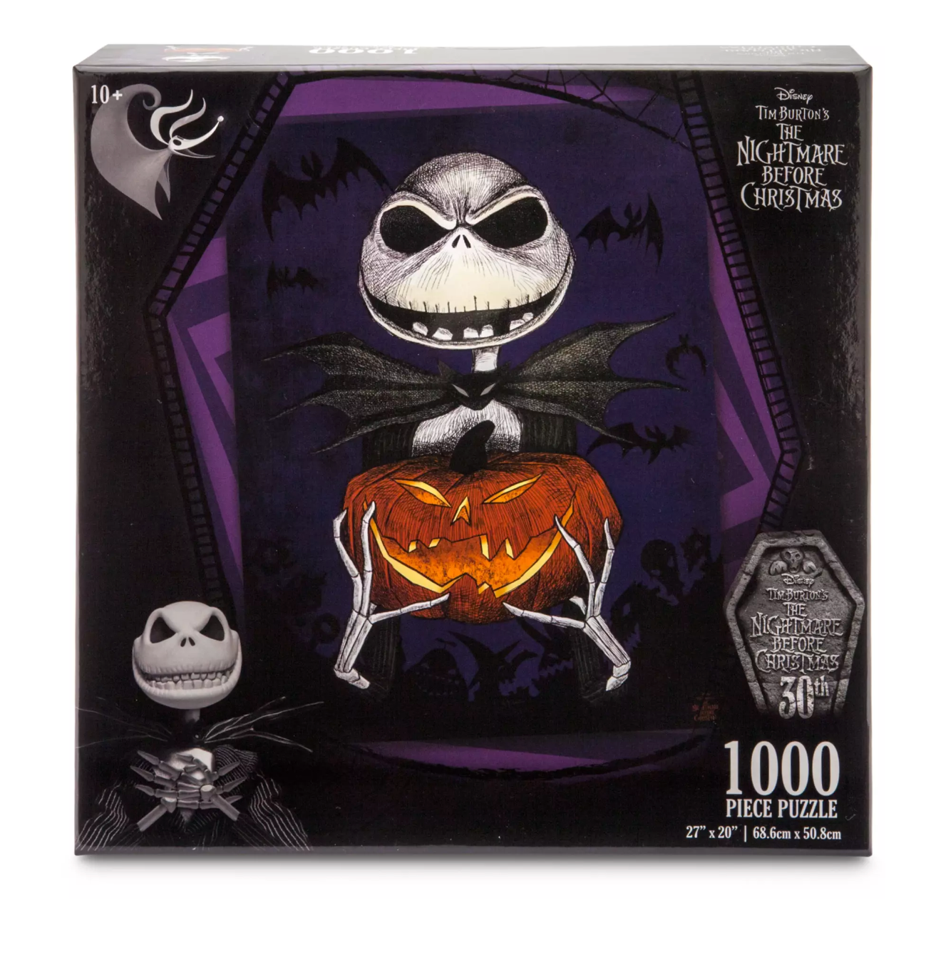 Disney Parks The Nightmare Before Christmas Jack Pumpkin 1000pcs Puzzle New