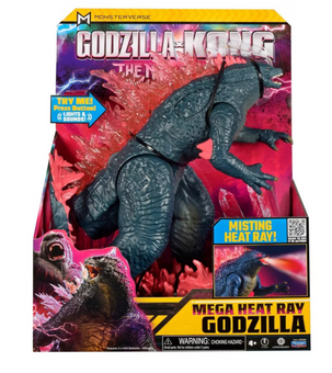 Godzilla x Kong New Empire Mega Heat Ray Godzilla Action Figure Toy New with Tag