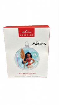Hallmark 2024 Keepsake Disney Moana of Motunui Glass Christmas Ornament New Box