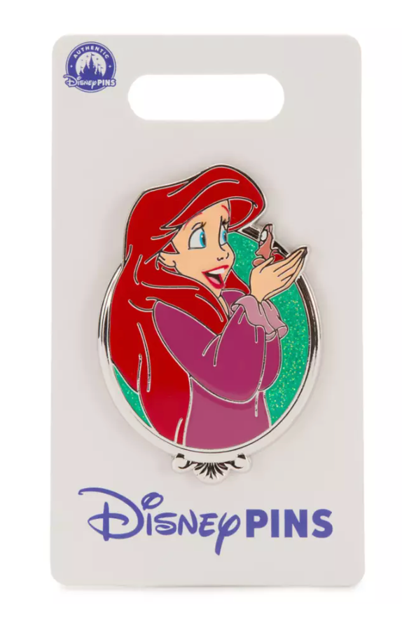 Disney Parks Ariel and Sebastian Pin The Little Mermaid New With Card