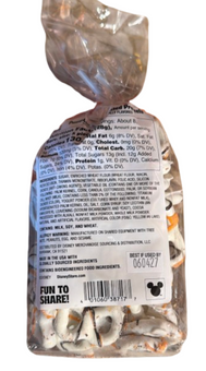 Disney Parks "Happy Halloween" Pumpkin Spice Frosted Pretzels New With Tag
