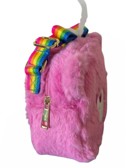 Care Bears Cherry Rainbow Adventures Pink Crossbody Plush New with Tag
