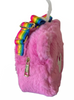 Care Bears Cherry Rainbow Adventures Pink Crossbody Plush New with Tag