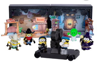 Illumination's Minions & Monsters Figure 6pc Backlot Studio Set Toy New With Tag