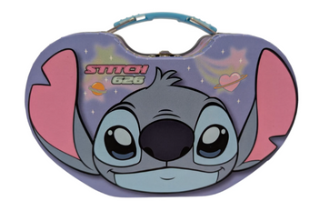 Disney Stitch Easter Purple Tin Carrier Gift Box Toy New with Tag