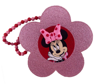 Disney Parks Minnie Pink Flower Beaded Purse Bag for Kids New with Tag