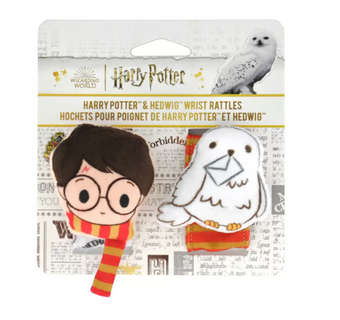 Harry Potter and Hedwig Baby Wrist Rattle New with Tag