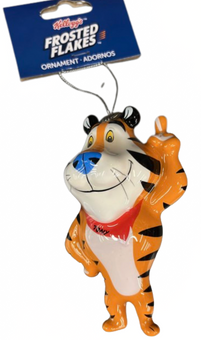 Kellogg's Frosted Flakes Decoupage Christmas Tree Ornament New With Tag