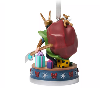 Disney Parks Loki Holiday Light-Up Sketchbook Christmas Ornament New W Tag