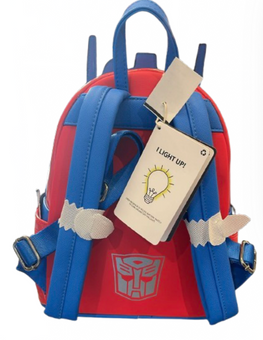 Universal Studios Loungefly Transformers Optimus Prime Backpack Yellow New W Tag