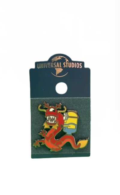 Universal Studios Despicable Me Minion 2024 Lunar New Year Dragon Pin New